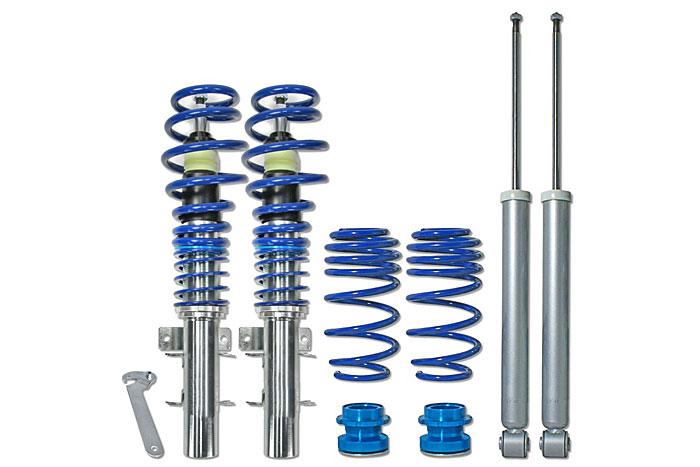 GF150187, Triple-S Schroefset, Skoda Fabia 1.2/ 1.4/ 2.0/ 1.4 TDi/ 1.9SDi/ 1.9TDi (incl. Stationwagon) 6Y 08/1999-03/2008, 960KG max vooraslast, Bij deze set zijn verkorte koppelstangen noodzakelijk, deze zijn los verkrijgbaar.